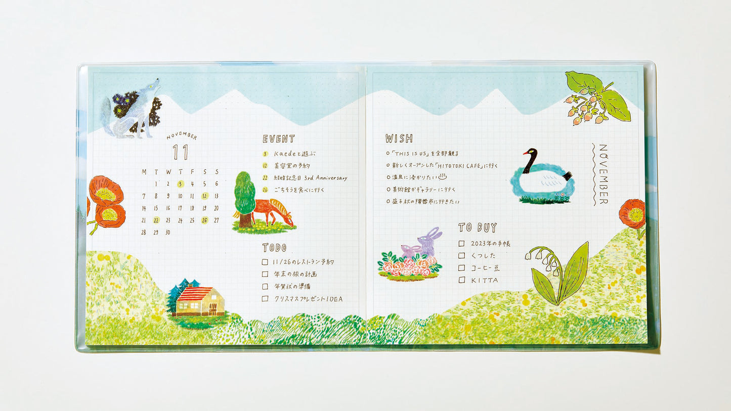 HITOTOKI NOTE Square size / Quilt