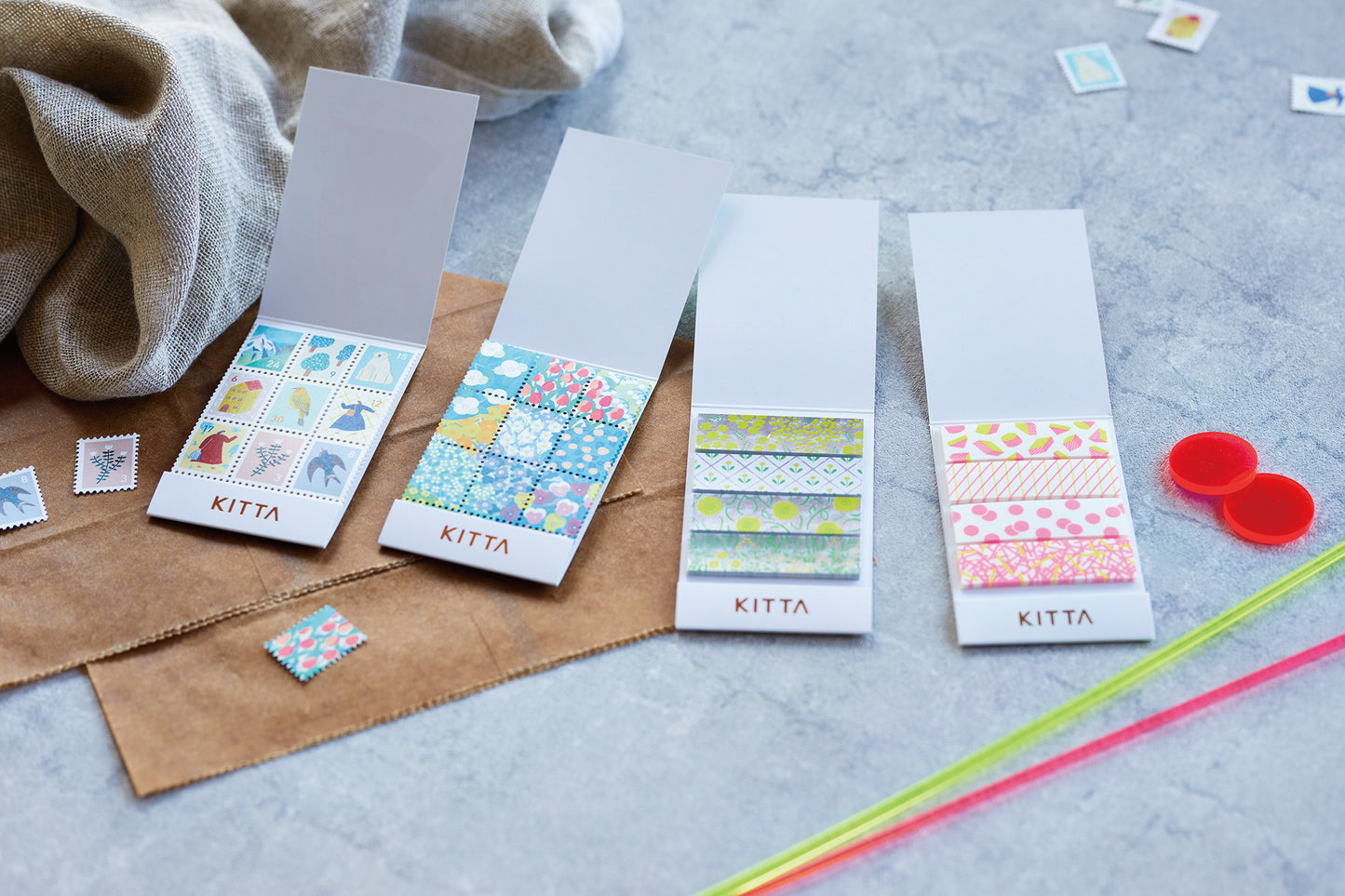 Pre-cut Portable Decorative Tape KITTA WASHI Tape Special / Graphic