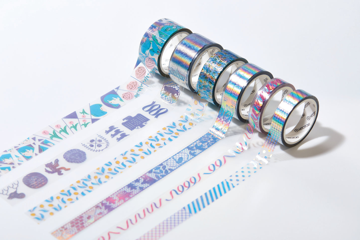 SODA transparent Masking Tape 0.8" Sticker / Flower Crown