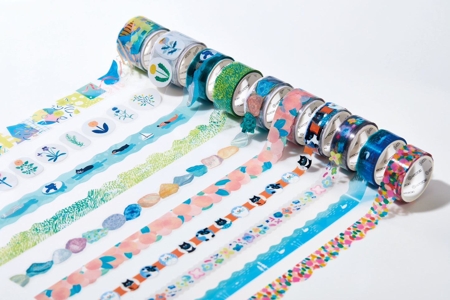 SODA transparent Masking Tape 0.4" Transparent Tape / Drop Candy