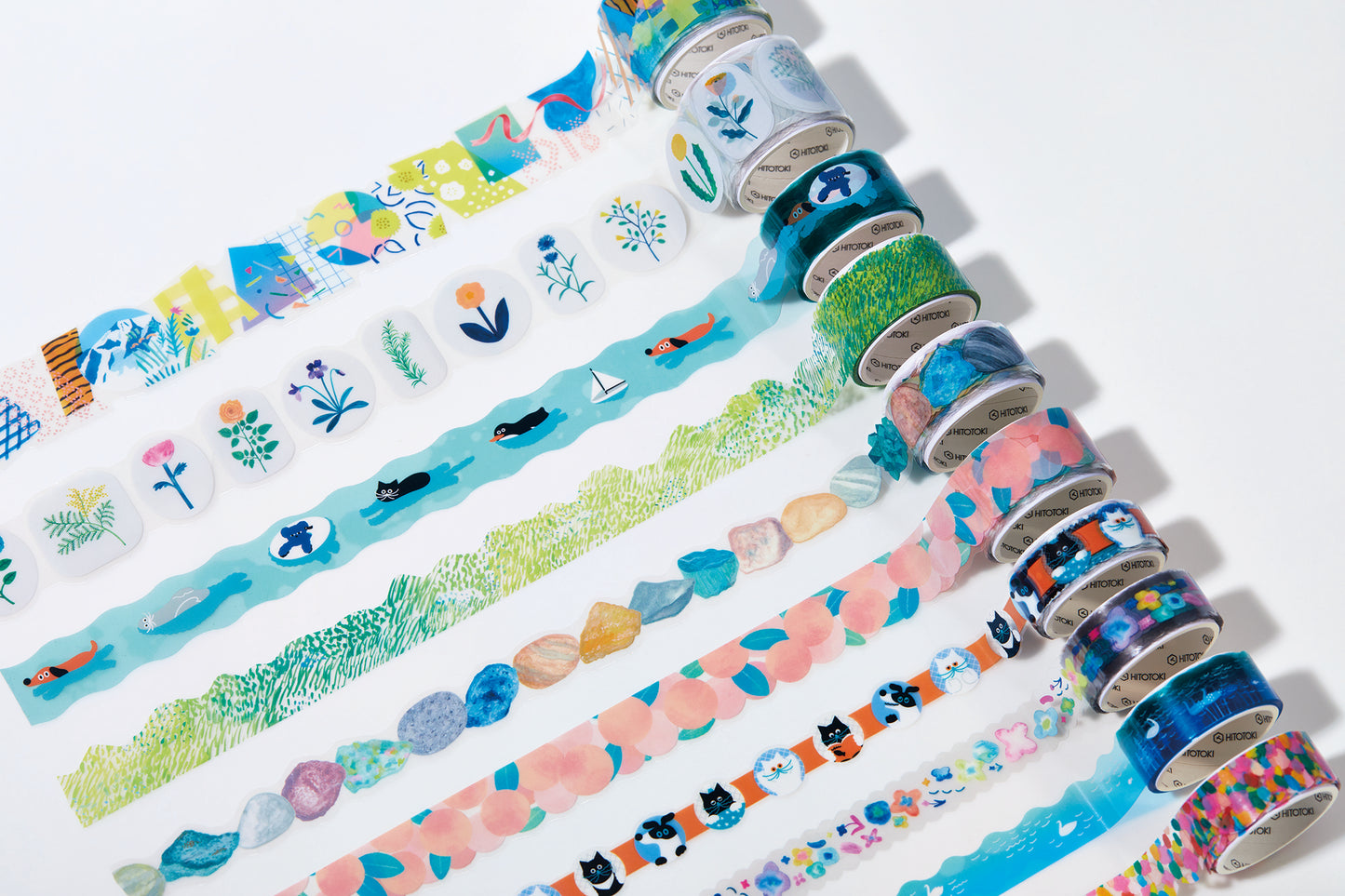 SODA transparent Masking Tape 0.4" Transparent Tape / Drop Candy