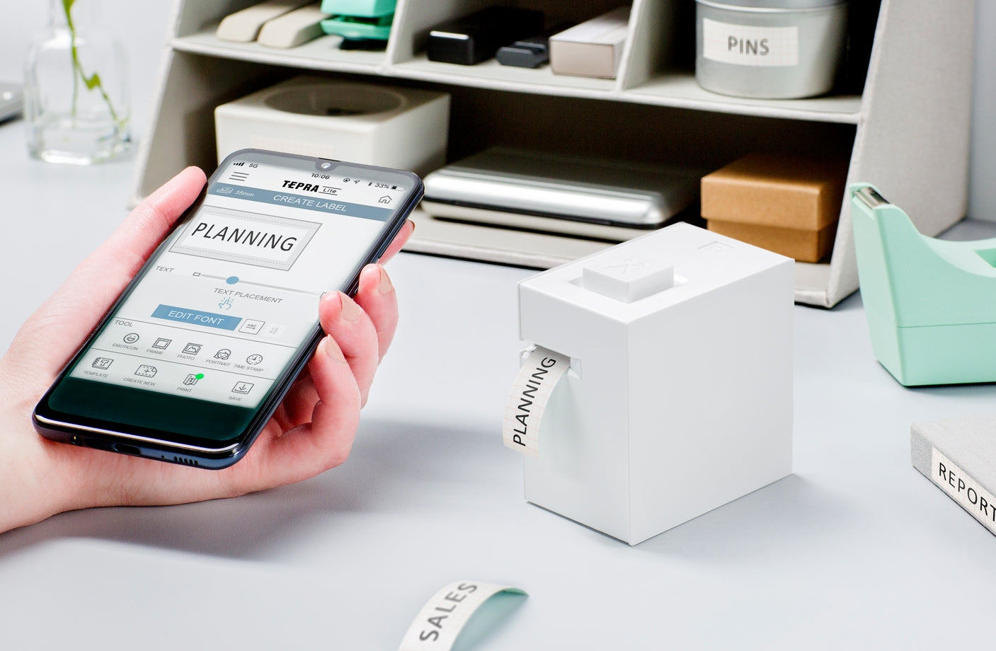 "TEPRA" Lite label printer