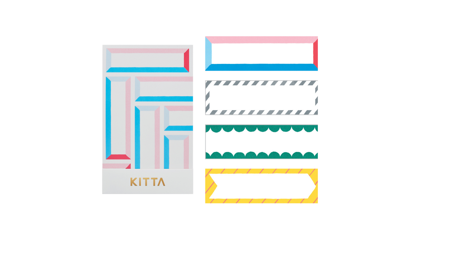 Pre-cut Decorative Tape KITTA WASHI Tape Basic / Frame 2