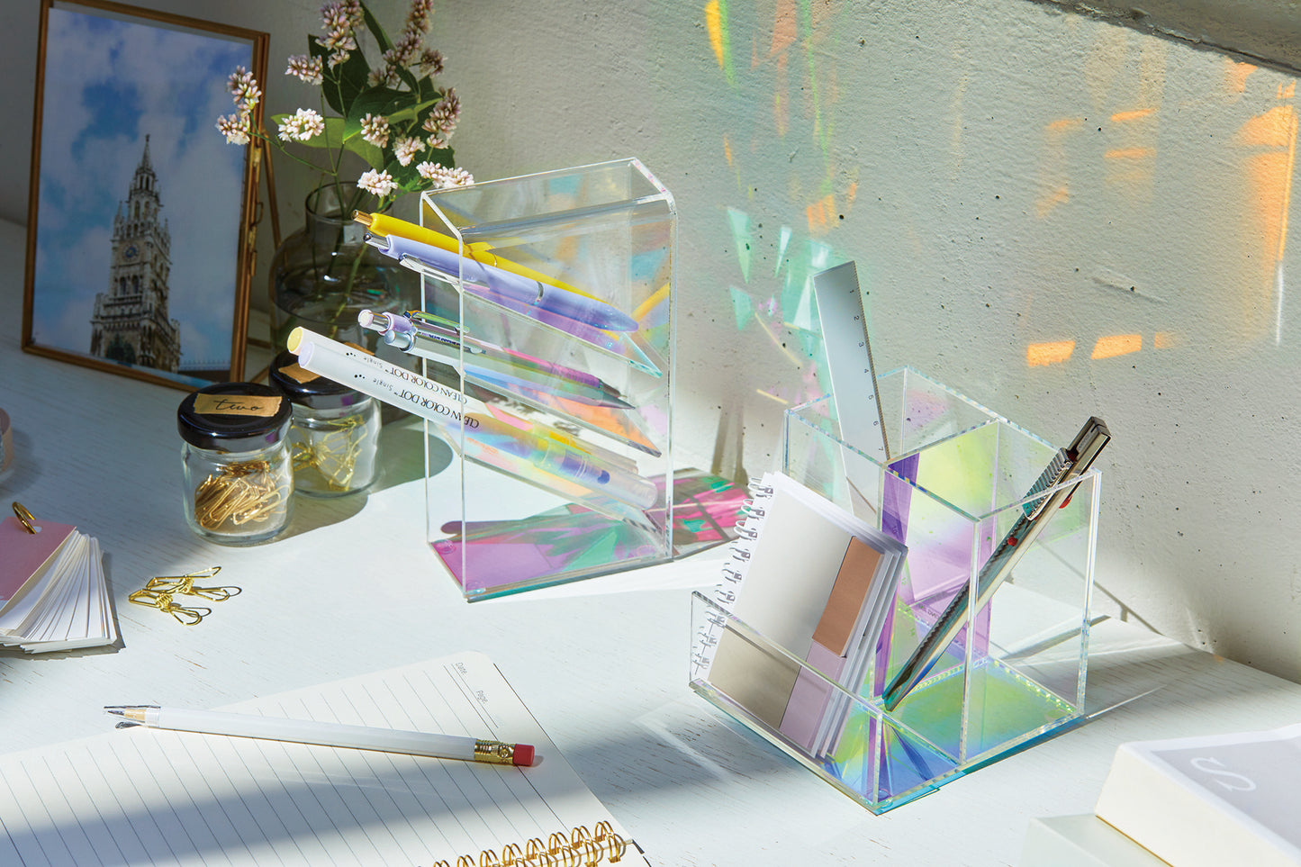Lumillia Acrylic Desk Organizer