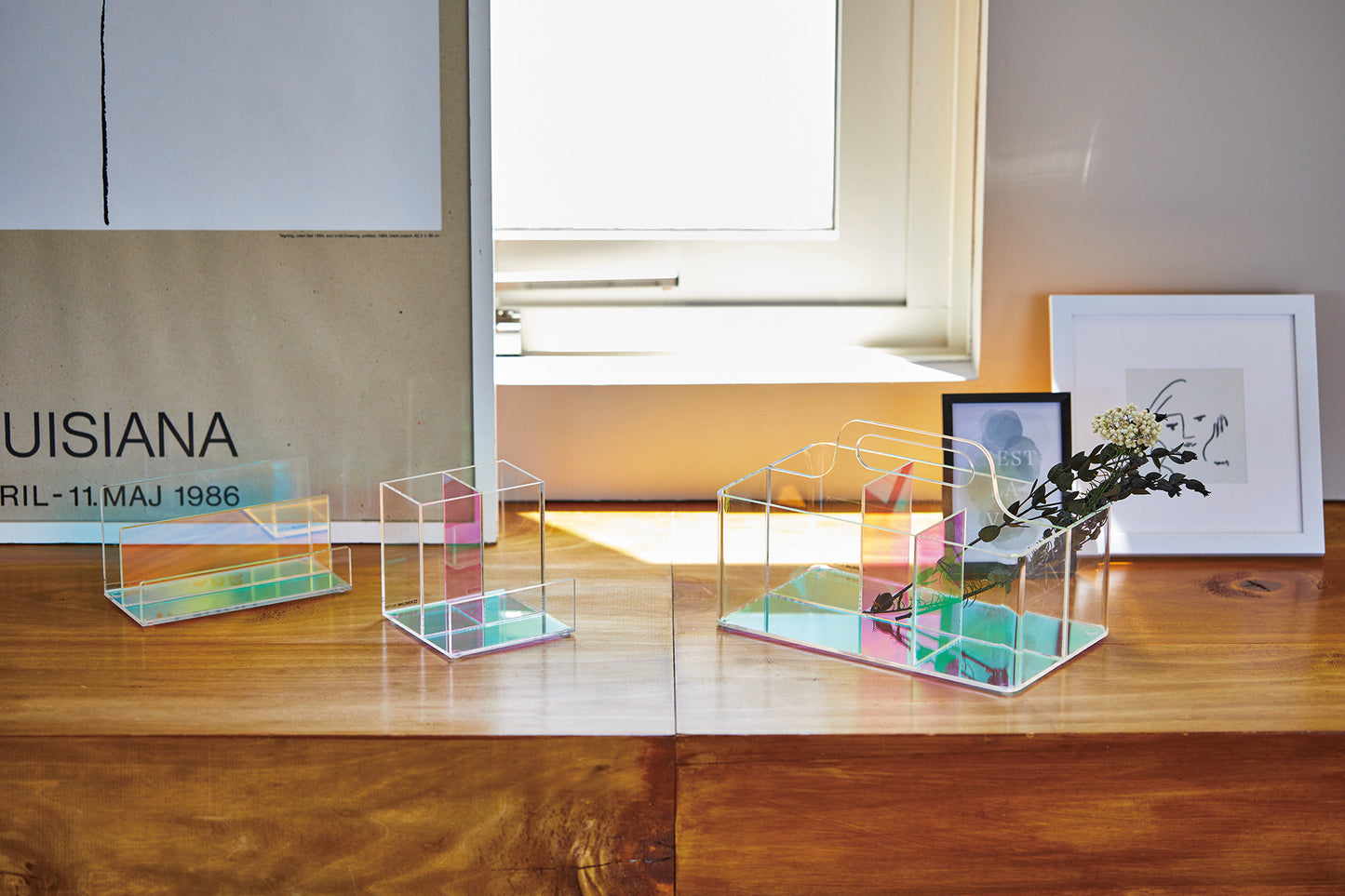 Lumillia Acrylic Desk Organizer