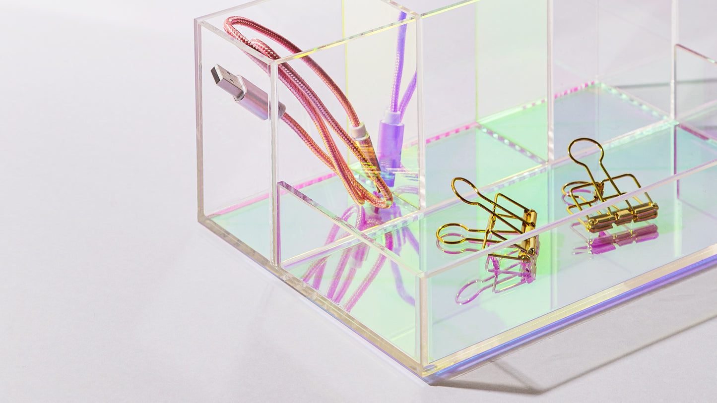 Lumillia Acrylic Desk Organizer