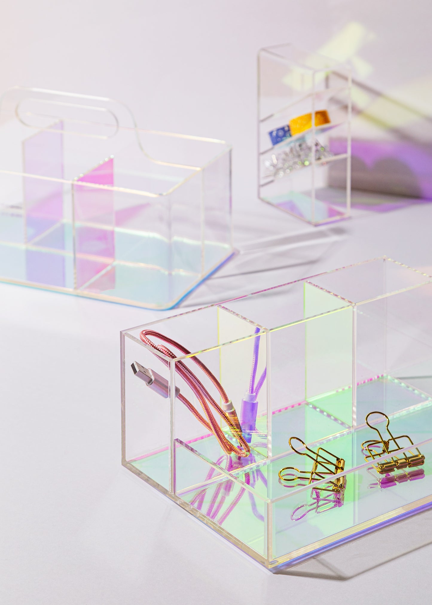 Lumillia Acrylic Desk Organizer