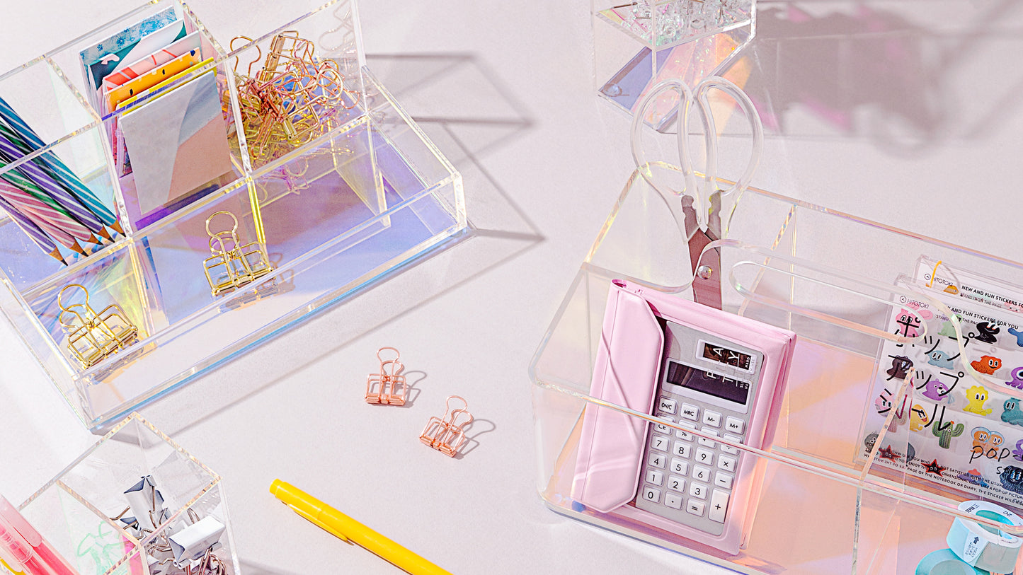 Lumillia Acrylic Desk Organizer