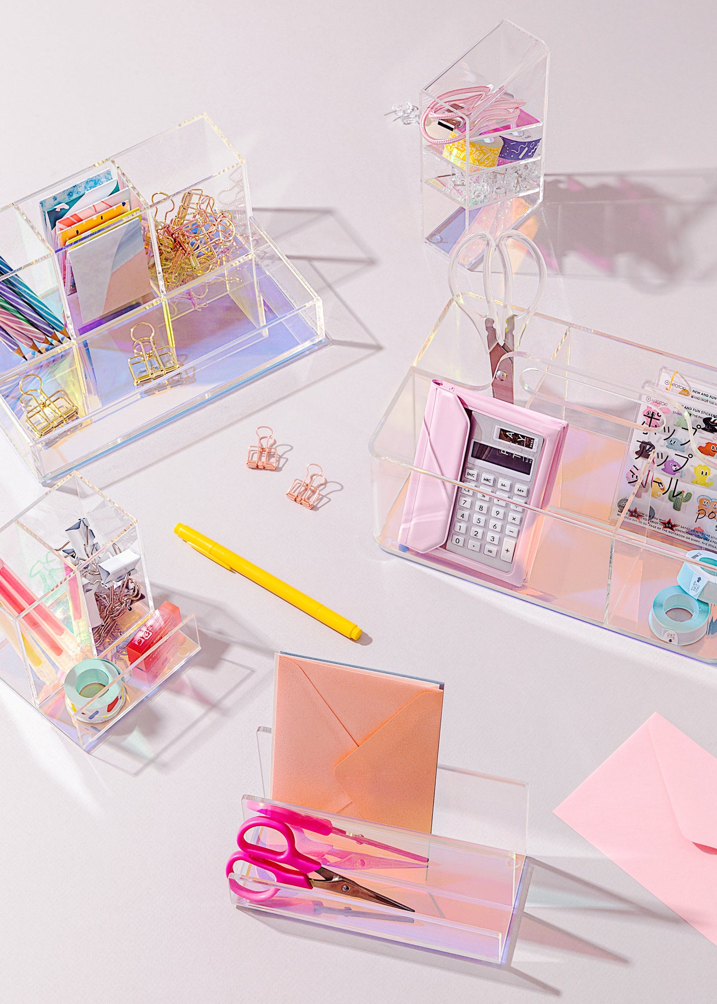 Lumillia Acrylic Desk Organizer