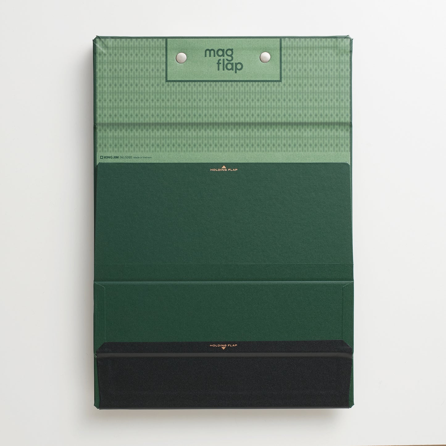 "magflap" Clip Board green