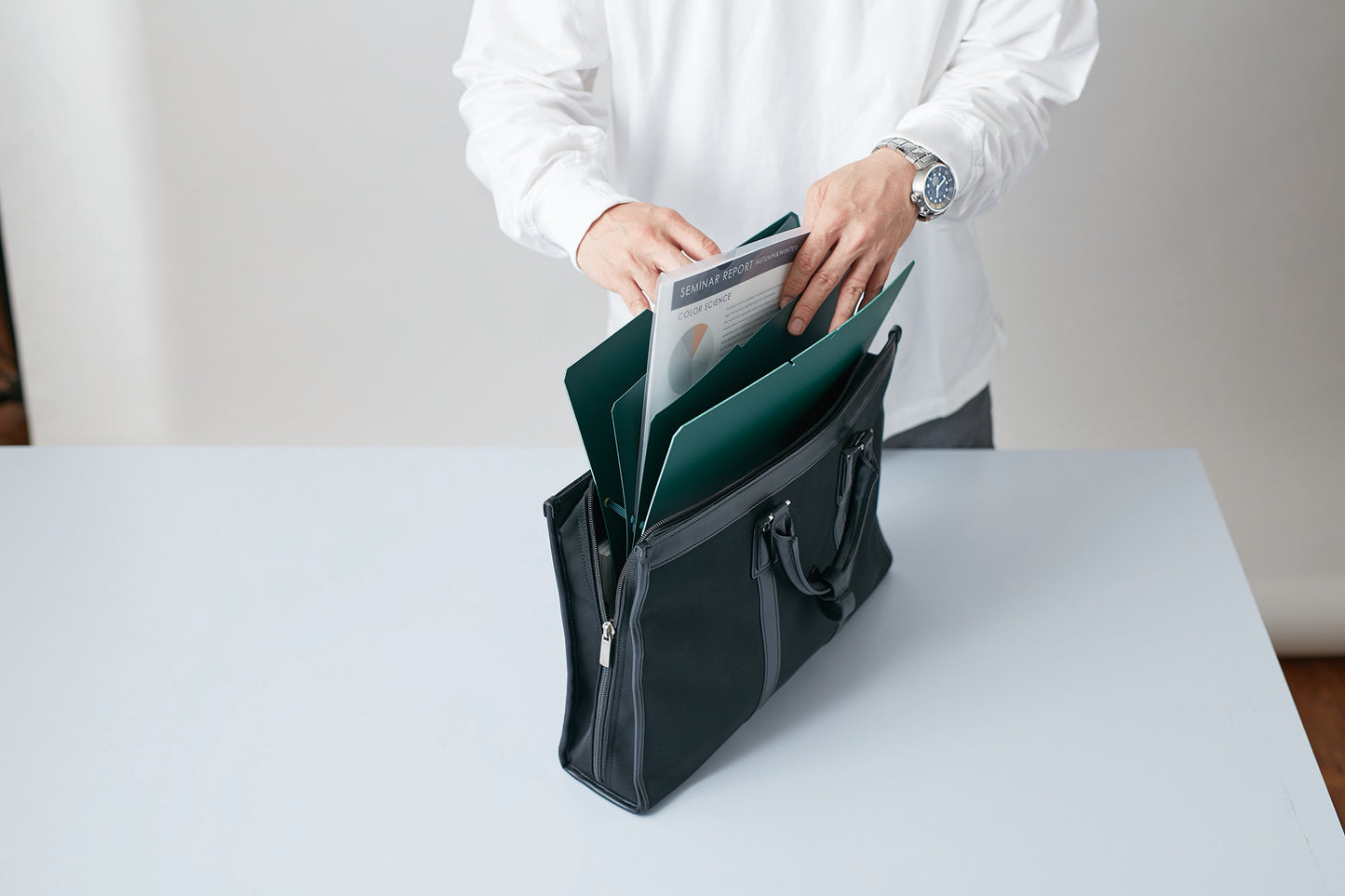 "SAND IT" Document Holder bag