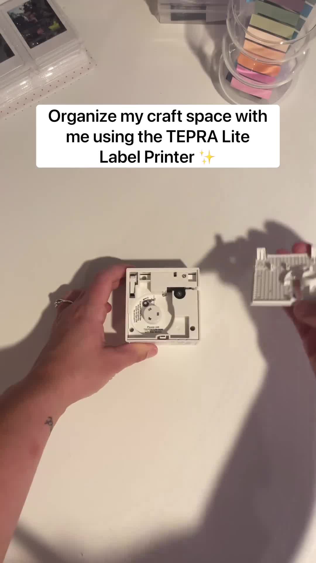 This TEPRA Lite Label maker from @kingjimusa has been a GAME CHANGER ...