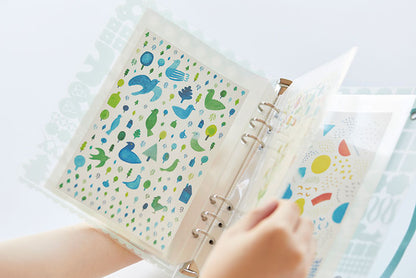 OTONA Sticker Collection - Binder Type Light Blue