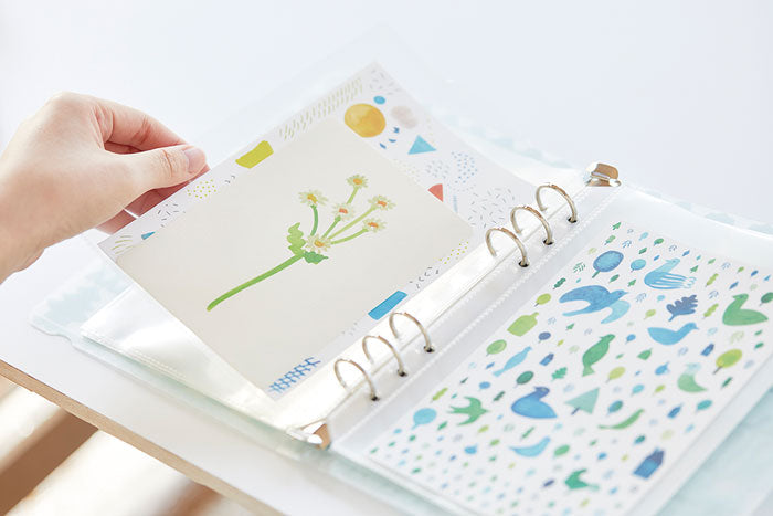 OTONA Sticker Collection - Binder Type Light Blue