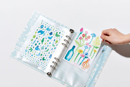 OTONA Sticker Collection - Binder Type Light Blue