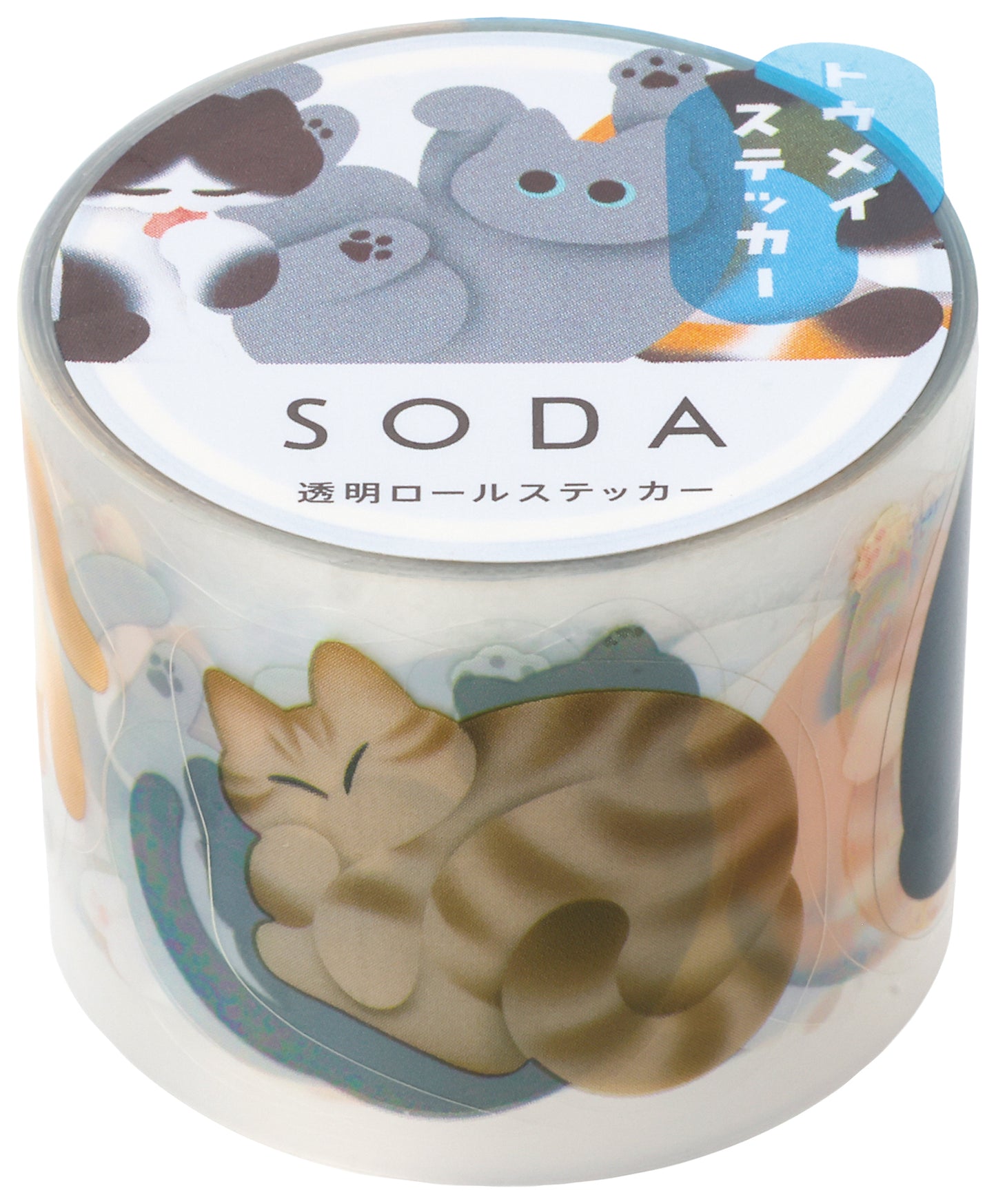 SODA transparent Masking Tape