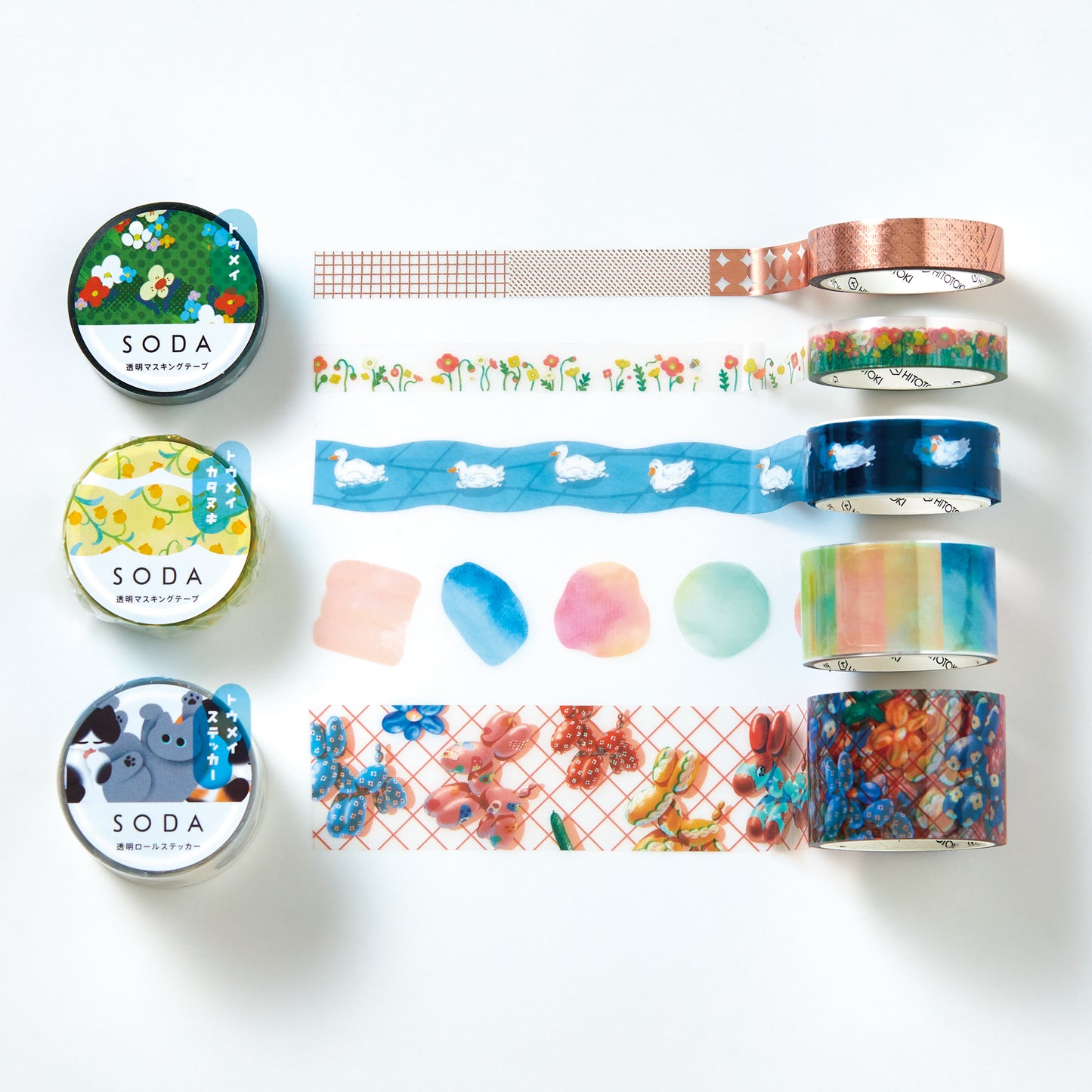 SODA transparent Masking Tape