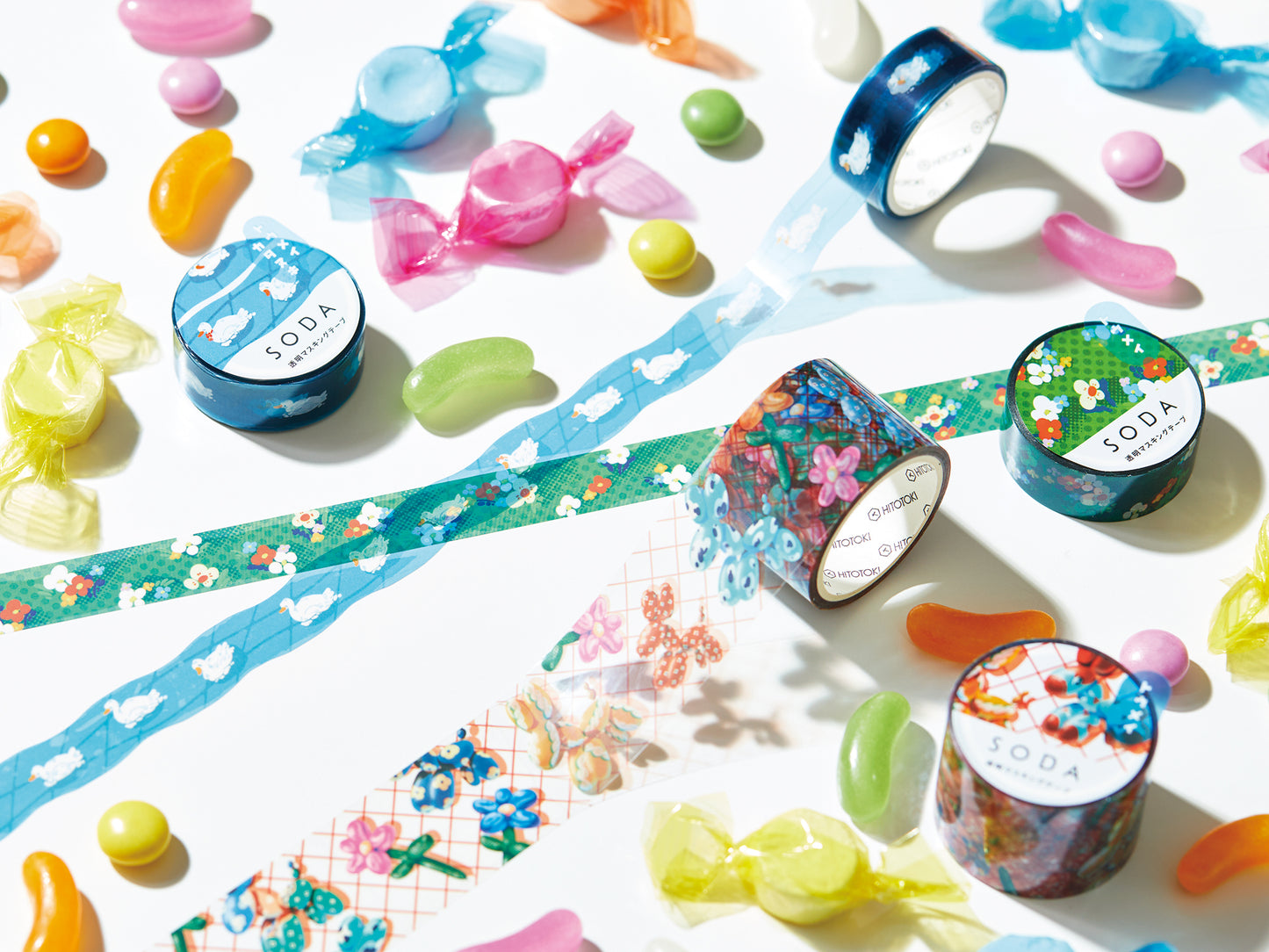 SODA transparent Masking Tape