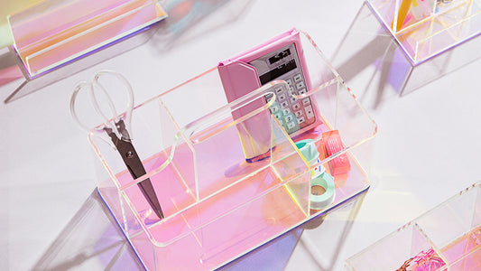 Lumillia Acrylic Desk Organizer