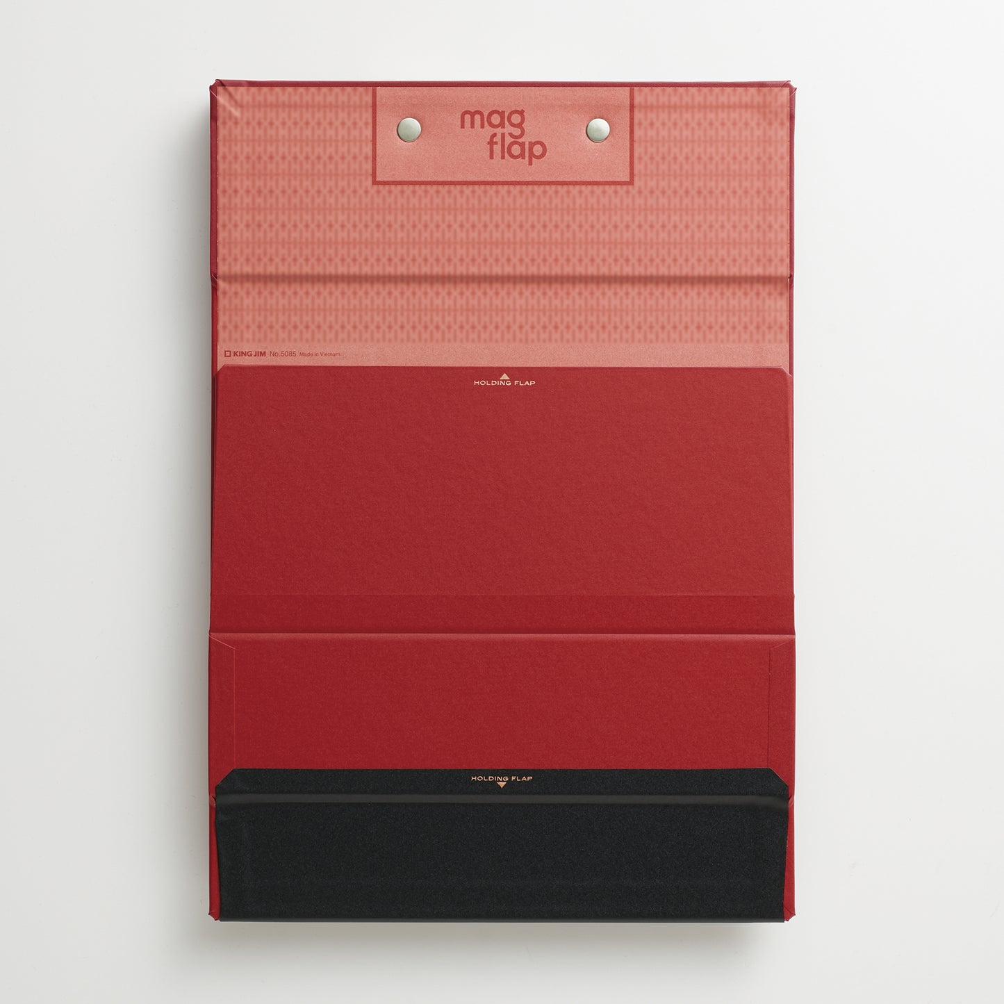 "magflap" Clip Board red